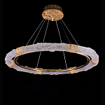 Люстра в форме кольца с золотым декором Warm Heavenly Light варинант исполнения - 1 | Loft Concept в Уфе