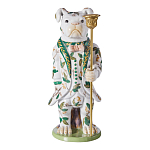 Подсвечник в виде собачки из фарфора с бронзовыми элементами Eden Garden варинант исполнения - 4 | Loft Concept в Уфе