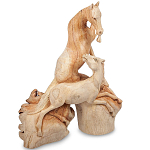 Статуэтка из дерева лошади Animals of the World 25 варинант исполнения - 2 | Loft Concept в Уфе