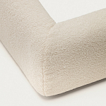 Кровать со съемным бежевым чехлом из ткани букле White Boucle Collection варинант исполнения - 5 | Loft Concept в Уфе