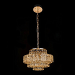 Люстра хрустальная в неоклассическом стиле на золотистом каркасе Majesty варинант исполнения - 2 | Loft Concept в Уфе