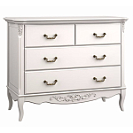 Комод белый из массива бука в стиле прованс White Provence варинант исполнения - 2 | Loft Concept в Уфе
