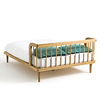 Кровать из массива дуба с пружинным блоком Mateta варинант исполнения - 4 | Loft Concept в Уфе