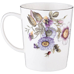 Кружка фарфоровая с рисунком цветов 400 мл Garden Whisper Porcelain Set  варинант исполнения - 1 | Loft Concept в Уфе
