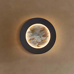 Бра в форме диска цвета латунь Brass Borders варинант исполнения - 5 | Loft Concept в Уфе