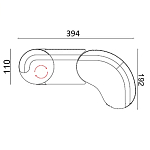 Модульный диван Calypso с кушеткой варинант исполнения - 6 | Loft Concept в Уфе