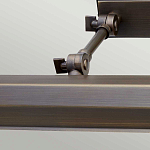 Светильник для картин с призматическим плафоном и двойными регулируемыми шарнирами Elstead Lighting варинант исполнения - 45 | Loft Concept в Уфе