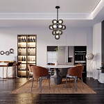 Люстра в форме виноградой грозди Inflorescence варинант исполнения - 4 | Loft Concept в Уфе