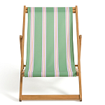 Шезлонг из акации и ткани Argentina варинант исполнения - 4 | Loft Concept в Уфе