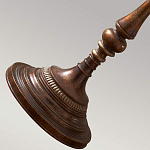 Торшер классического стиля цвета темная бронза с бежевым льяным абажуром Feiss варинант исполнения - 4 | Loft Concept в Уфе