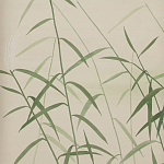 Обои ручная роспись Wild Grasses Special Colourway on Bleached Silver slub silk варинант исполнения - 1 | Loft Concept в Уфе