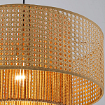 Подвесной светильник с абажуром из плтеного бамбука Light Inside the Cell варинант исполнения - 6 | Loft Concept в Уфе