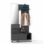 Вешалка настенная цвета графит Strict Lines варинант исполнения - 2 | Loft Concept в Уфе