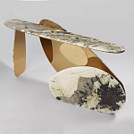 Консоль в виде овальных элементов Jinye console варинант исполнения - 2 | Loft Concept в Уфе