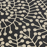 Подушка декоративная черного цвета Blossom Essence Grace варинант исполнения - 4 | Loft Concept в Уфе