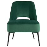 Мягкое кресло в зеленом велюре ALBA варинант исполнения - 2 | Loft Concept в Уфе