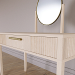 Туалетный Стол с зеркалом Primo Светлый дуб варинант исполнения - 5 | Loft Concept в Уфе