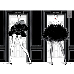 Megan Hess. Elegance варинант исполнения - 5 | Loft Concept в Уфе