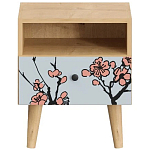 Прикроватная тумба с изображением на ящике Elise Nightstand варинант исполнения - 13 | Loft Concept в Уфе
