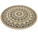 Ковер круглый из комбинированного состава Fantasy варинант исполнения - 3 | Loft Concept в Уфе