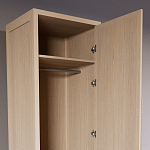 Узкий Шкаф Primo с 2 выдвижными ящиками Светлый дуб варинант исполнения - 6 | Loft Concept в Уфе