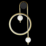 Бра с круглой рамкой и стеклянными белыми шарами B.LUX C Ball варинант исполнения - 2 | Loft Concept в Уфе