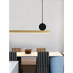 Люстра линейная светодиодная в минималистичном стиле New Age of Light варинант исполнения - 7 | Loft Concept в Уфе