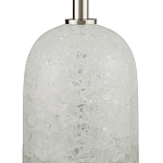 Настольная лампа с высоким тканевым абажуром Cracked Base варинант исполнения - 1 | Loft Concept в Уфе