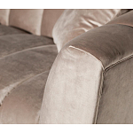 Диван трехместный велюровый серый Island of Comfort варинант исполнения - 3 | Loft Concept в Уфе