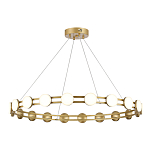 Люстра кольцевая с круглыми светодиодными источниками света Maxine Light варинант исполнения - 7 | Loft Concept в Уфе