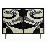Буфет в гостиную с инкрустацией  Bone Inlay sideboard - 2 doors варинант исполнения - 1 | Loft Concept в Уфе