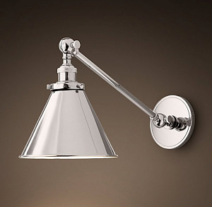 Бра 20TH C Library Single Sconce silver