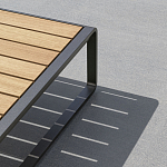 Шезлонг на металлическом каркасе с регулируемой спинкой GUELL Sunbed варинант исполнения - 5 | Loft Concept в Уфе