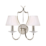 Бра с 2-мя лампами и подвеской из прозрачного стекла Elstead Lighting варинант исполнения - 2 | Loft Concept в Уфе