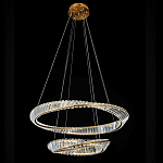 Люстра подвесная из 2-х колец Round Air Chandelier варинант исполнения - 1 | Loft Concept в Уфе