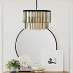 Люстра круглая с подвесками из натурального перламутра Nacre варинант исполнения - 2 | Loft Concept в Уфе