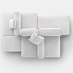 Модульный диван трансформер Harn в стиле минимализм  варинант исполнения - 2 | Loft Concept в Уфе