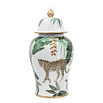 Ваза из фарфора с ручной росписью Leopard Collection  варинант исполнения - 3 | Loft Concept в Уфе