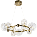 Дизайнерская кольцевая люстра с гирляндой внутри стеклянных плафонов Iona Garland Chandelier 9 варинант исполнения - 2 | Loft Concept в Уфе