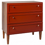 Комод красный из массива бука с 3-мя ящиками Wenge Light варинант исполнения - 1 | Loft Concept в Уфе