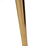 Стул бежевый из экокожи на золотых ножках Attribute of Elegance варинант исполнения - 5 | Loft Concept в Уфе