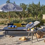 Диван-шезлонг черный Annet варинант исполнения - 7 | Loft Concept в Уфе