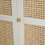 Шкаф с тремя дверцами из плетеного ротанга Tomio Wicker Furniture варинант исполнения - 7 | Loft Concept в Уфе