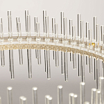 Люстра круглая с прозрачными стеклянными трубками 51 см Nembus варинант исполнения - 12 | Loft Concept в Уфе