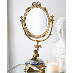 Настольное зеркало в бронзовой рамке Eden Garden варинант исполнения - 4 | Loft Concept в Уфе