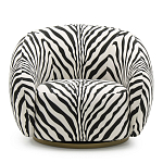 Кресло Bear с принтом Зебра варинант исполнения - 2 | Loft Concept в Уфе