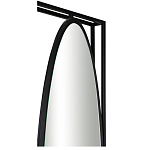 Зеркало овальное в металлической оправе в стиле лофт Urban Style Space варинант исполнения - 2 | Loft Concept в Уфе