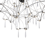 Потолочный светильник с тонким металлическим каркасом цвета хром Quasar варинант исполнения - 4 | Loft Concept в Уфе