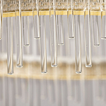 Люстра круглая с прозрачными стеклянными трубками 51 см Nembus варинант исполнения - 10 | Loft Concept в Уфе