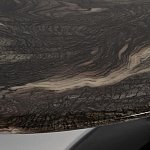 Стол журнальный овальный с столешницей из искусственного мрамора Alonso Gloss варинант исполнения - 3 | Loft Concept в Уфе